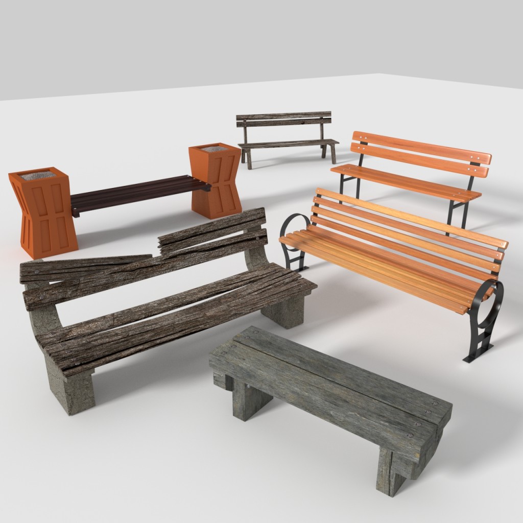 Park benches preview image 1